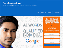 Tablet Screenshot of fazalmarakkar.com